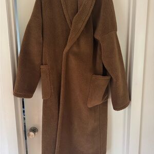 Quaint by Durlana Quantas Brown Teddy Coat